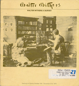 Book, Walter Withers : a survey /​ Geelong Art Gallery, October 10 to November 21, 1975, 1975