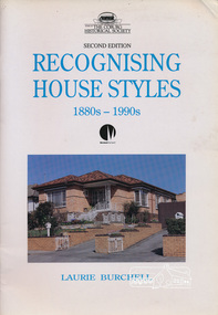 Book, Laurie Burchell, Recognising House Styles by Laurie Burchell, c1981