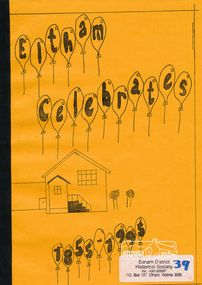 Book, Eltham Primary School (Vic), Eltham [Primary School] Celebrates 1855-1995