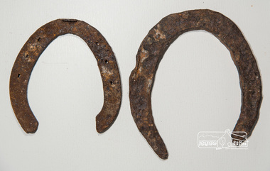 Horseshoe, Two horseshoes, c.1860, 1860s