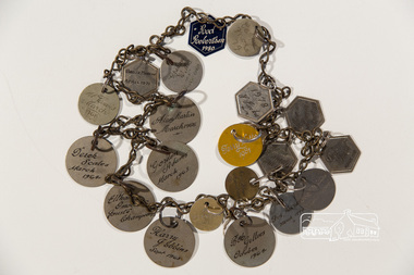 Chain with medallions, 1963-1981