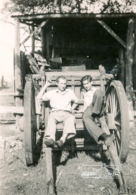Photograph, Peter Alford and Den(?) Braithwaite