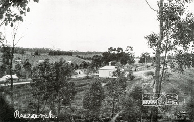 Photograph, Tom Prior, View looking down Ingrams Road, Research towards the rear of Doney's store