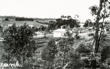 Photograph, Tom Prior, View looking down Ingrams Road, Research towards the rear of Doney's store