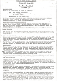 Newsletter, Newsletter, No. 3, September 1978