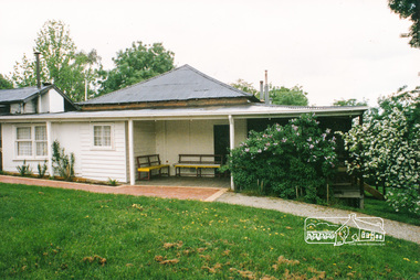 Photograph, Repairs to roof where the original chimney came through, Eltham Living and Learning Centre, c.Sept 1995, 1995