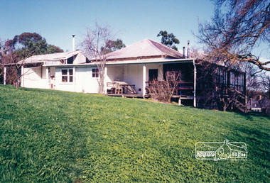 Photograph, Eltham Living and Learning Centre still showing little foliage on bushes, August 1988, 1988