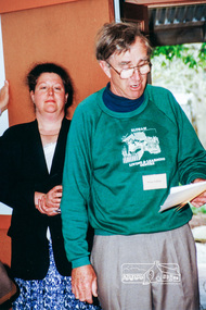 Photograph, Harry Gilham, President of Living and Learning Centre at the opening of the new Pavilion, Living and Learning Centre, Eltham, 10 October 1994, 10/10/1994