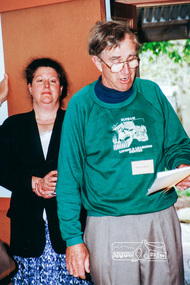 Photograph, Harry Gilham, President of Living and Learning Centre at the opening of the new Pavilion, Living and Learning Centre, Eltham, 10 October 1994, 10/10/1994