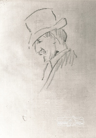 Photograph, Figure study of man with hat