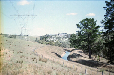 Negative - Photograph, Russell Yeoman, Maroondah Aqueduct, Kangaroo Ground, c.1980