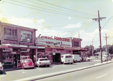 Photograph, Lower Plenty shops, Main Road, c.1976, 1976c