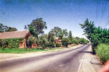 Photograph, Eltham RSL and Uniting Church, cnr John Street and  Main Road, Eltham, c.1979, 1979c