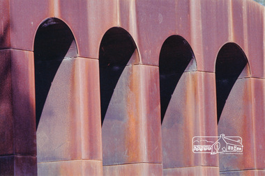Photograph, Detail - 'Classical Landscape' by Cliff Burtt, Alistair Knox Park, Eltham, March 2004, 2004