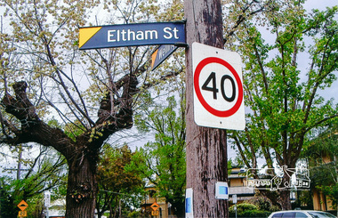 Photograph, Eltham Street and Wellington Road, Flemington