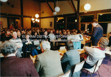 Photograph, Shire of Eltham, Meeting to discuss the new Nillumbik Shire, November 1994