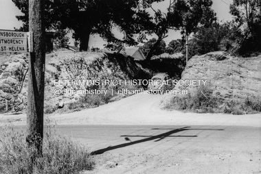 Photograph, Intersection of Main Road and Bridge Street, Eltham, February 1968, Feb 1968