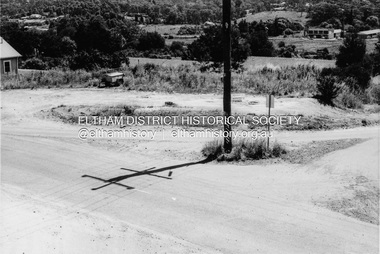 Photograph, Intersection of Main Road and Bridge Street, Eltham, February 1968, Feb 1968