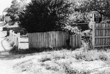 Photograph, Looking north from the east side of Main Road between Henry and York Streets, Eltham, February 1968, Feb 1968