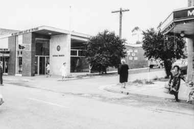 Photograph, Intersection of main Road and Pryor Street, Eltham, February 1968, Feb 1968