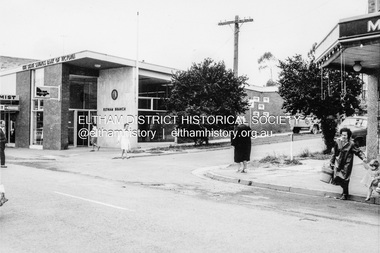 Photograph, Intersection of main Road and Pryor Street, Eltham, February 1968, Feb 1968