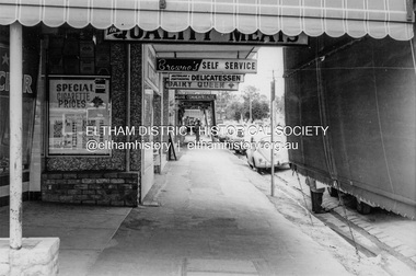 Photograph, Shopping centre, Main Road, Eltham, February 1968, Feb 1968
