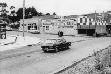 Photograph, Intersection of Main Road and Luck Street, Eltham, February 1968, Feb 1968