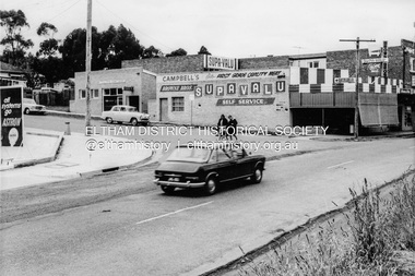 Photograph, Intersection of Main Road and Luck Street, Eltham, February 1968, Feb 1968