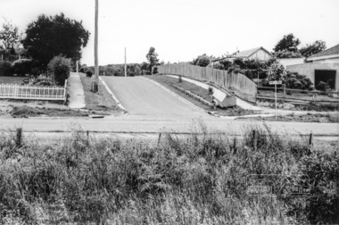 Photograph, Looking east across Main Road towards Elsa Court, Eltham, February 1968, Feb 1968