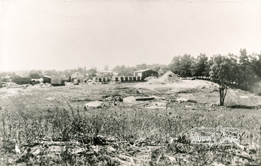Photograph - Black and White Print, Briar Hill Timber Yard, Sherbourne Road