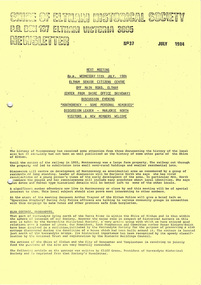 Newsletter, No. 37 July 1984