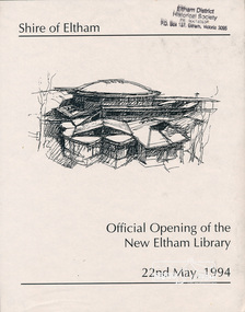 Photo album, Official Opening of the New Eltham Library, 22nd May,1994, 1994