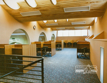 Photo album, Interior view of the new Eltham Library, 1994