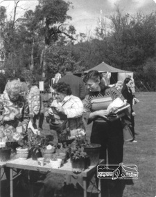 Photograph, Garden sale at Judge Book Village, Eltham, c.1970, 1970c