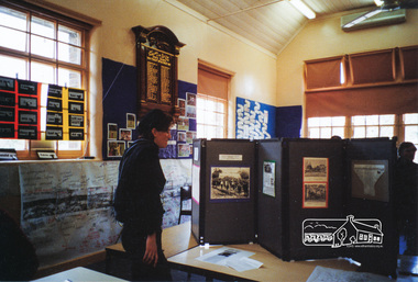 Photograph, Eltham District Historical Society display at Eltham Primary School's 150th Anniversary celebrations, 2006