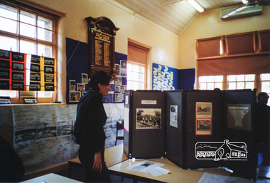 Photograph, Eltham District Historical Society display at Eltham Primary School's 150th Anniversary celebrations, 2006, 2006