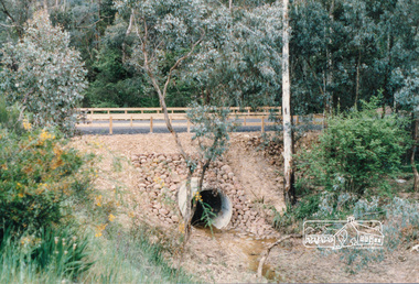 Photograph, Road and drainage works