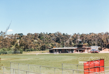 Photograph, Montmorency Cricket and Football ground located beside the tennis courts, 1985, 1985