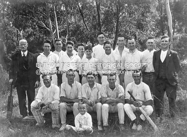 Photograph, Glen Park Cricket Club, c.1928