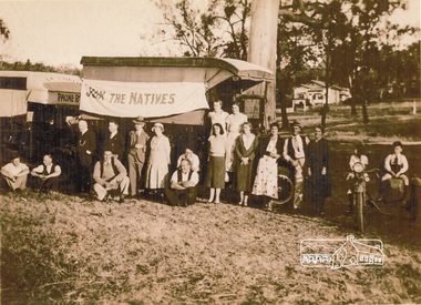Photograph, Group from Brunswick ANA Lodge at Eltham, Nov. 1933