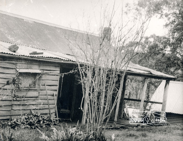 Photograph, George W. Bell, Detail, Cottage Entrance, Birch Cottage, Yarra Glen Road, Smiths Gully, Aug 1969