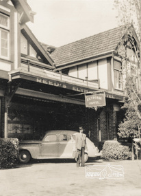 Photograph, Jim at "The Pub" Eltham; Reed's Eltham Hotel, c.1948