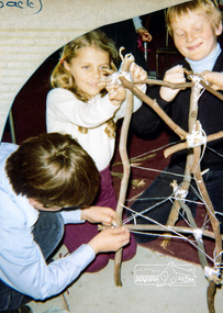 Photograph, Phillip Morrow, David Thomas and Melina Bryans, Eltham Christian School, 1981, 1981
