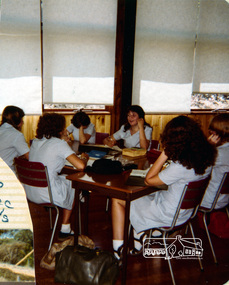 Photograph, Group of Secondary girls, Eltham Christian School, 1982