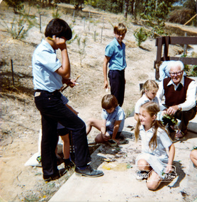 Photograph, Gardening elective with Mr Bransgrove, Mar/Apr, Eltham Christian School, 1982, 1982