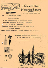 Newsletter, Newsletter, No. 69 November 1989