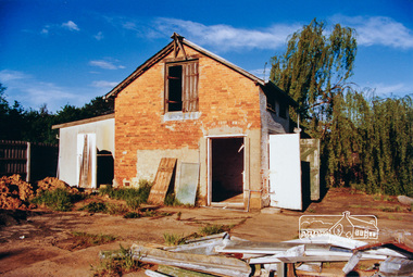 Photograph, The old Stables being renovated for the Shire of Eltham, c.1986-1987, 1986c