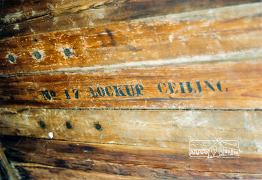 Photograph, Inside panels of No. 17 Lock-up, March 2001, March 2001