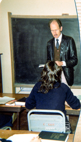 Photograph, Pastor Chris Trinham, Eltham Christian School, 1982, 1982
