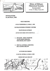 Newsletter, Newsletter, No. 102 May 1995